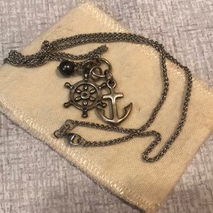 Retired James Avery Anchor’s Aweigh Necklace